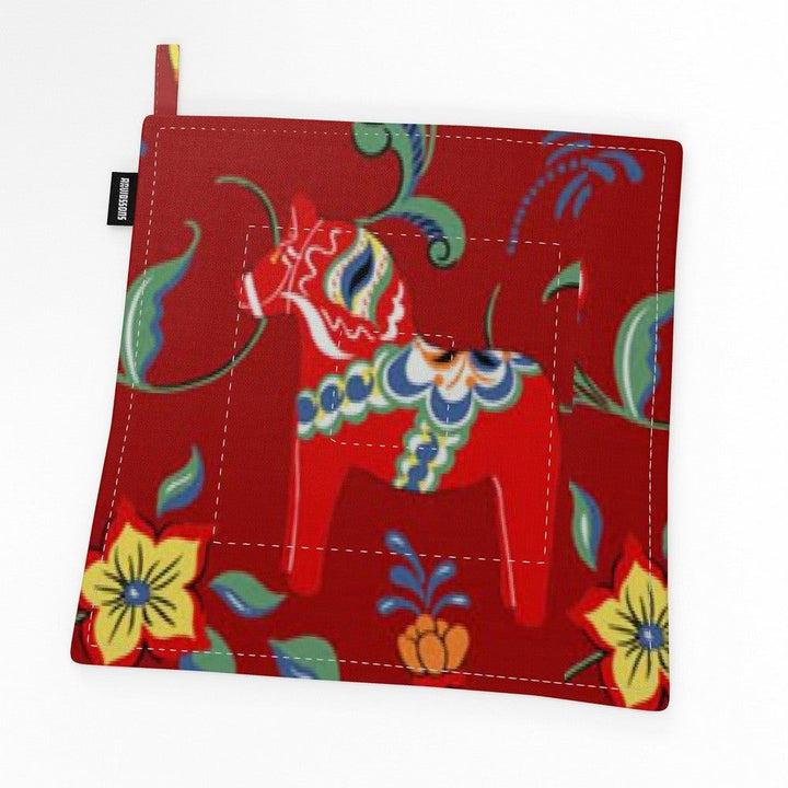 Arvidssons Textil Grytlapp Leksand Röd SKU ARV-3761-52-02-12 EAN 7394094248589