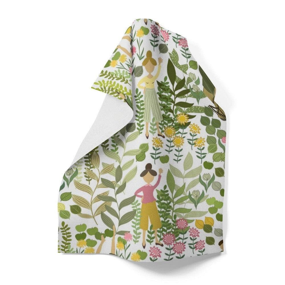 Arvidssons Textil Kökshandduk Trädgård Ljusgrön SKU ARV-2502-61-01-18 EAN 7394094273079