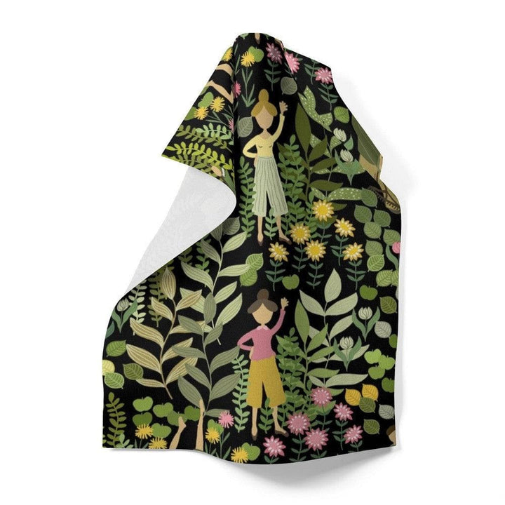 Arvidssons Textil Kökshandduk Trädgård Mörkgrön SKU ARV-2502-61-01-78 EAN 7394094273086