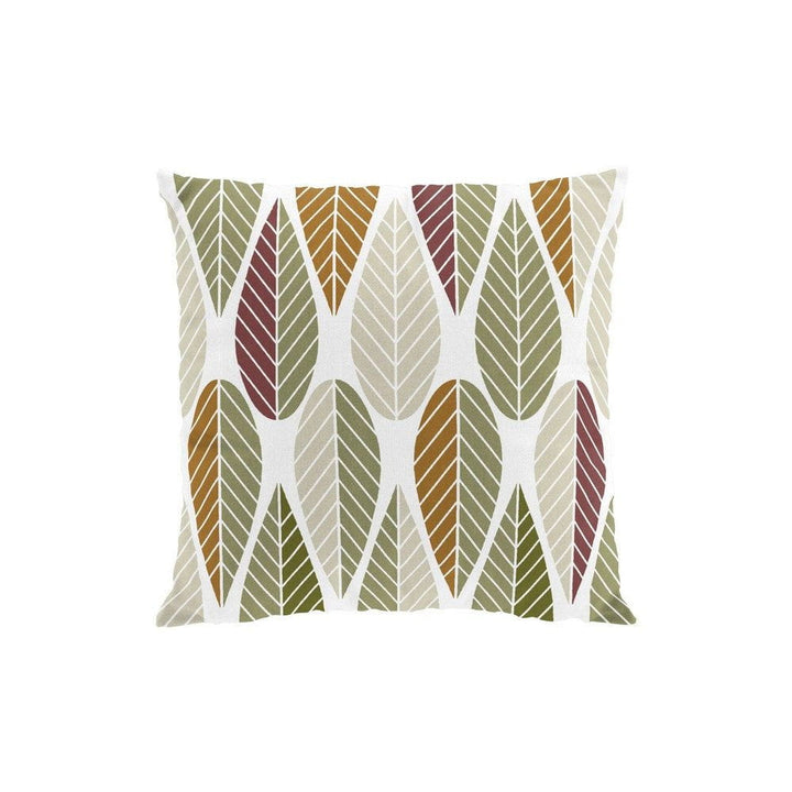 Arvidssons Textil Kuddfodral Blader Grön/Rost SKU ARV-2336-62-01-28 EAN 7394094270191
