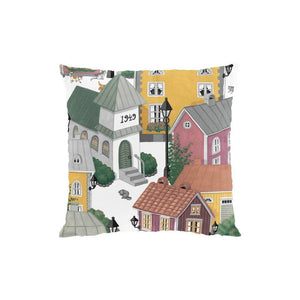 Arvidssons Textil Kuddfodral Lyckeby Blommar Rosa SKU ARV-2721-62-01-13 EAN 7394094270467