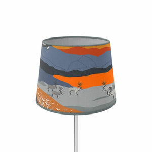 Arvidssons Textil Lampskärm Fjällvandring Orange / 24 cm SKU ARV-2724-75-24-06 EAN 7394094276384