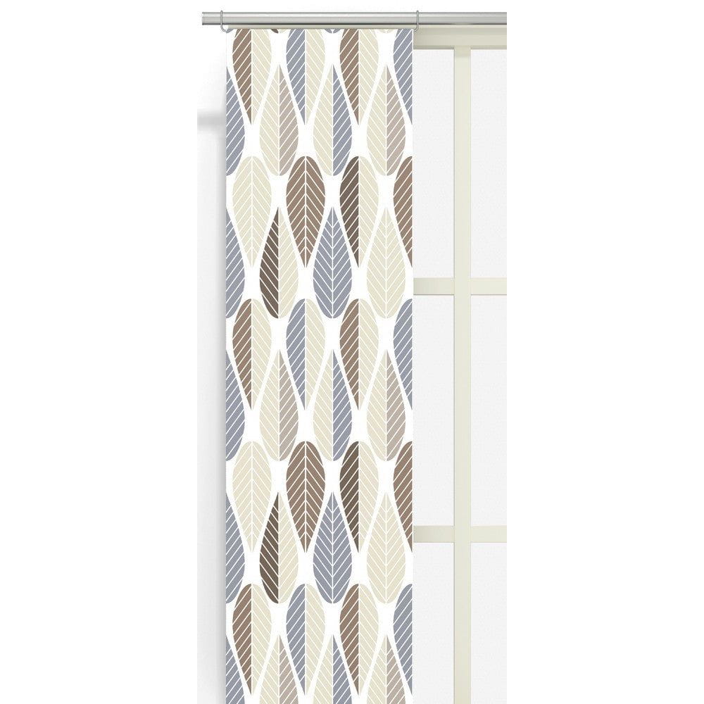 Arvidssons Textil Panelgardin Blader 2-pack Brun SKU ARV-2336-09-02-04 EAN 7394094270115