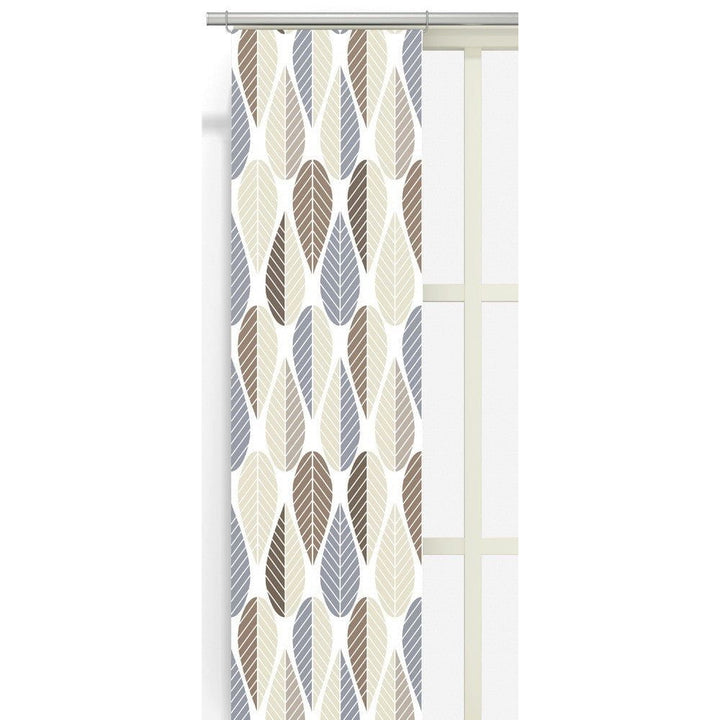 Arvidssons Textil Panelgardin Blader 2-pack Brun SKU ARV-2336-09-02-04 EAN 7394094270115