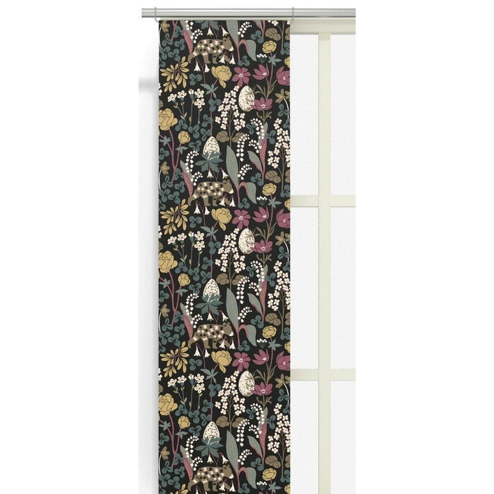 Arvidssons Textil Panelgardin Här Sover Ingen Björn 2-pack Mörkgrön SKU ARV-2960-09-02-78 EAN 7394094274724