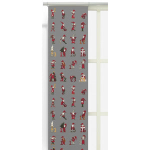 Arvidssons Textil Panelgardin Kalendertomtar 2-pack SKU EAN