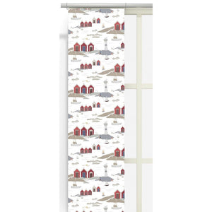 Arvidssons Textil Panelgardin Kust 2-pack Vit SKU ARV-2927-09-02-01 EAN 7394094271464