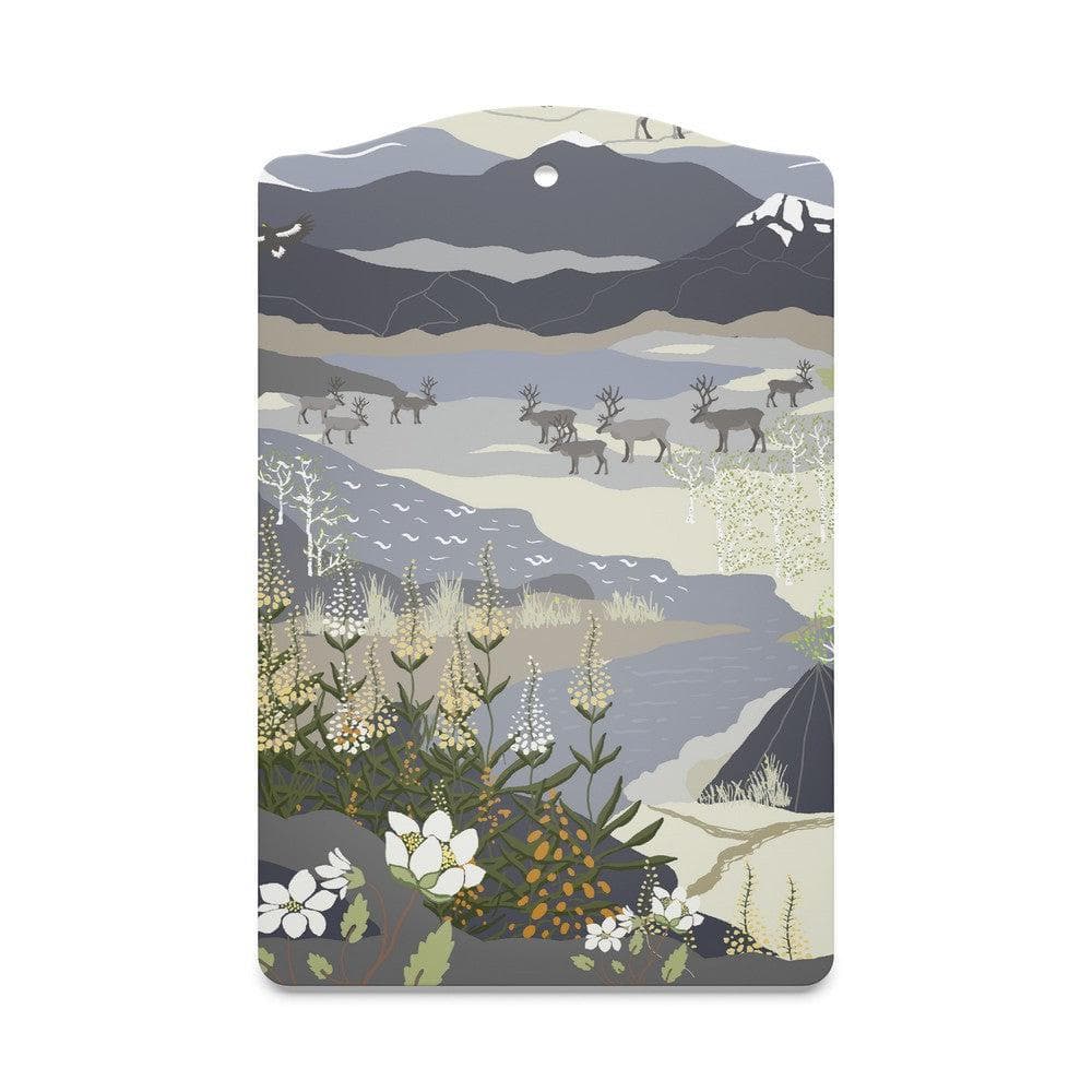 Arvidssons Textil Serveringsbräda Fjällvandring Blå SKU ARV-2724-67-07-50 EAN 7394094273499
