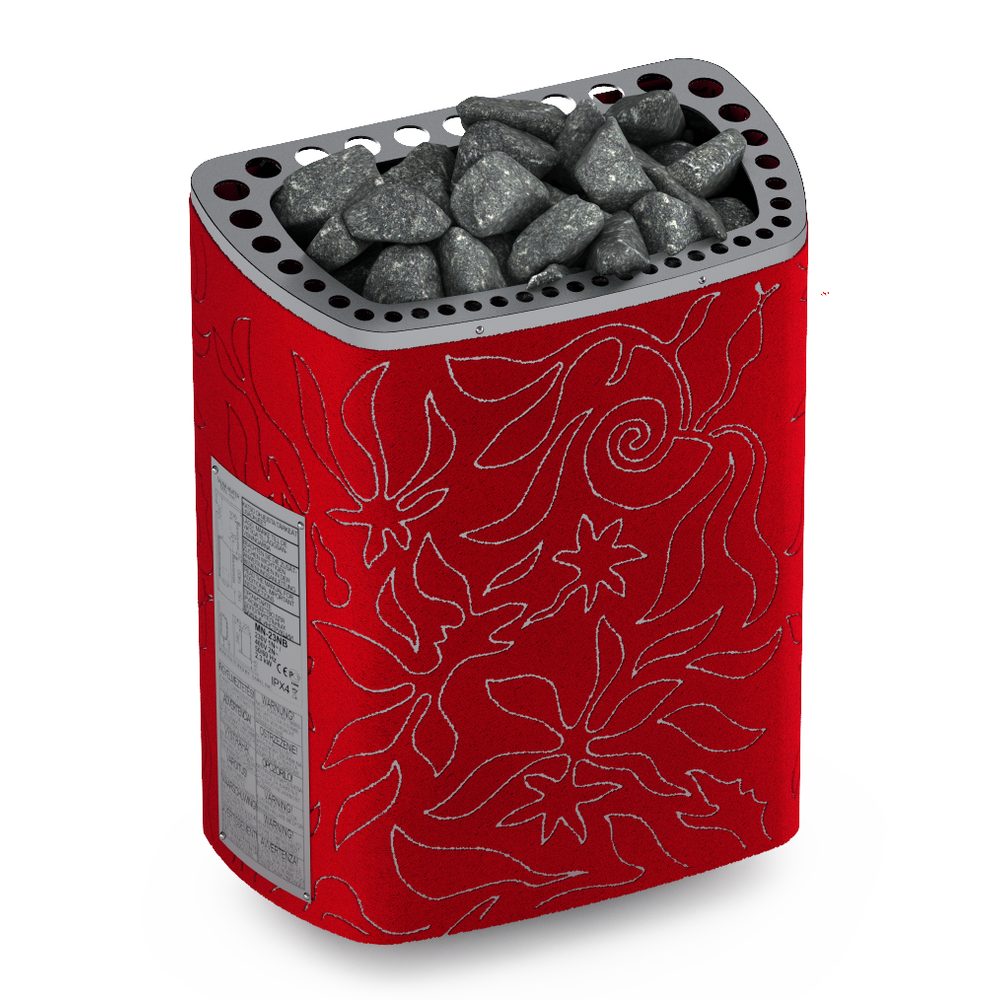 SAWO Elektriskt Bastuaggregat Dragonfire Minidragon Röd 3P-1P