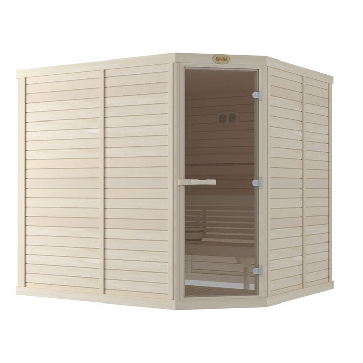SAWO Indoor Sauna Standard Aspen corner