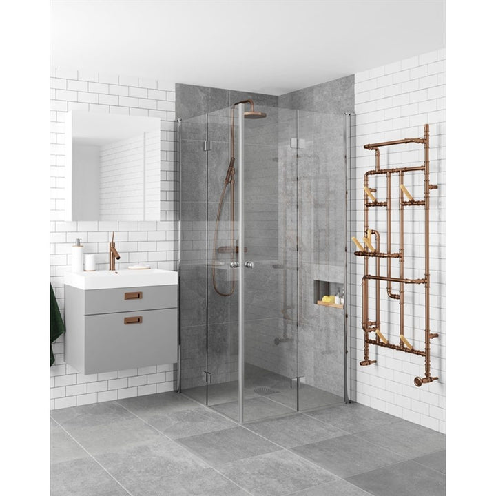 Duschbyggarna Towel Dryer Pajak Natural Copper Water Heated