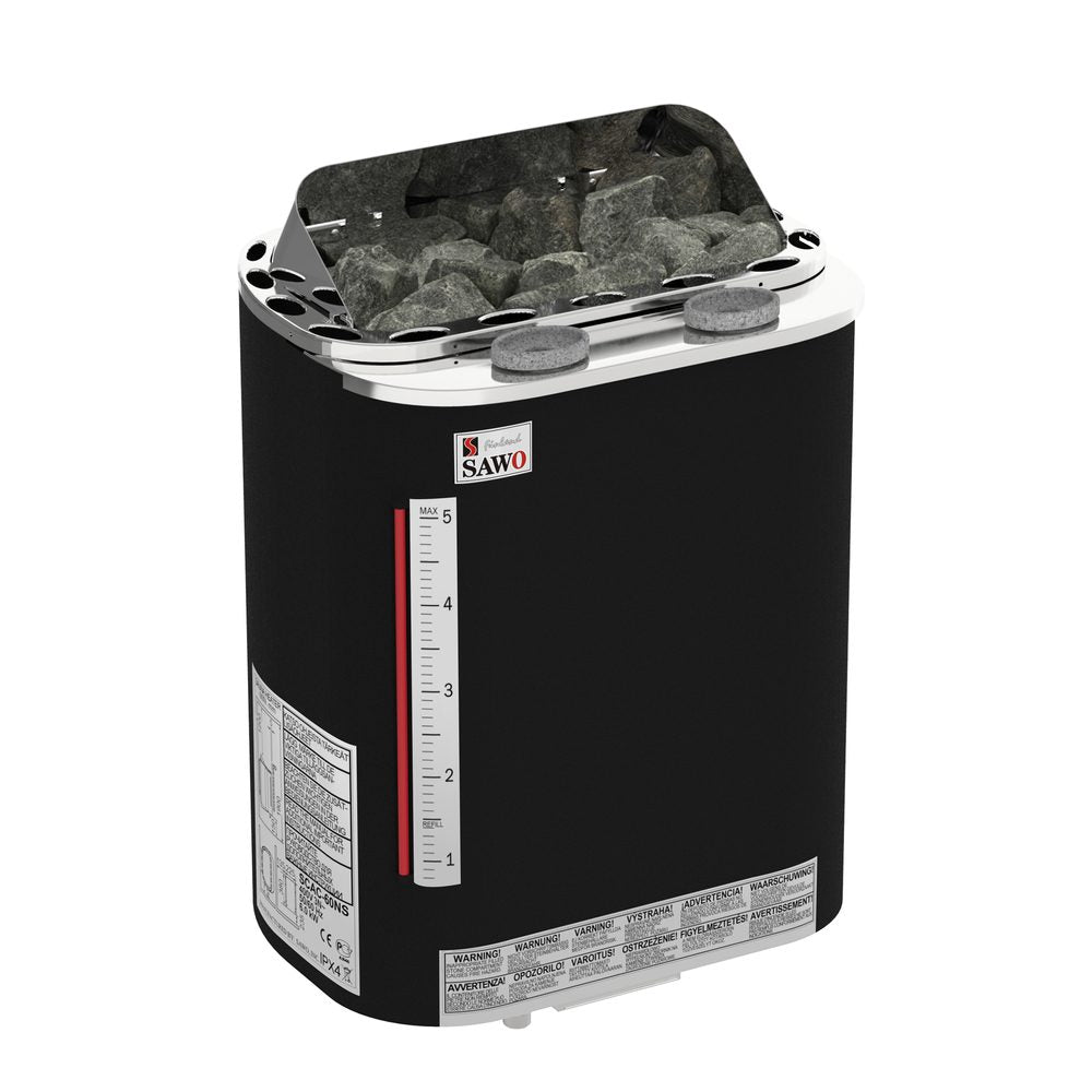 SAWO Electric Sauna Heater Fiber-coated Combi Scandia NS with Steam Generator 3P-1P