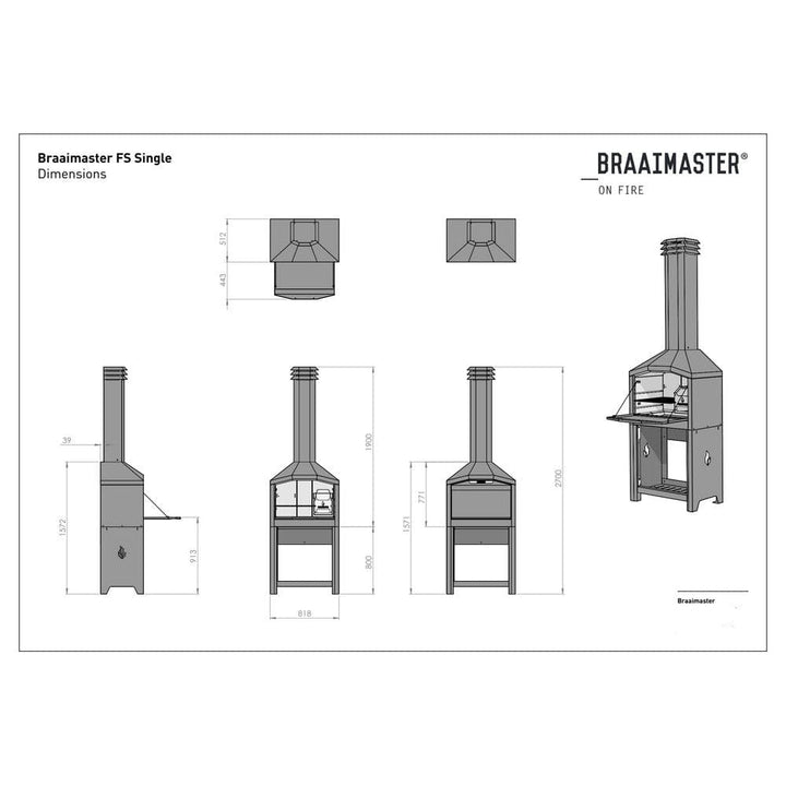 Braaimaster Kolgrill FS Single SKU EAN
