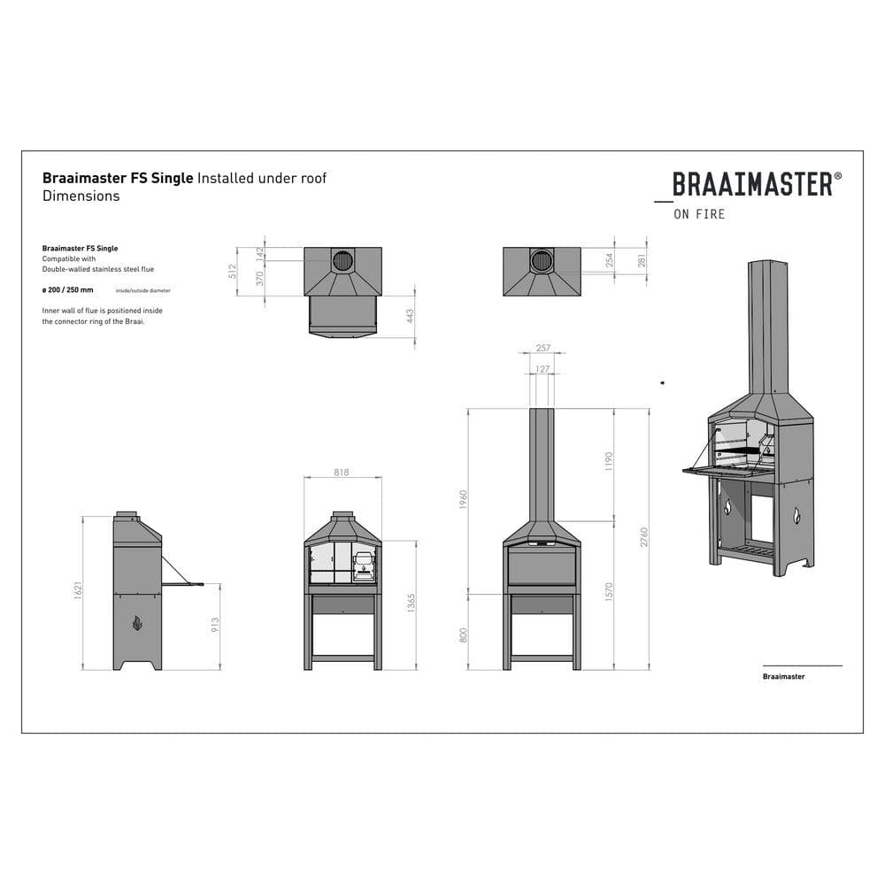 Braaimaster Kolgrill FS Single SKU EAN