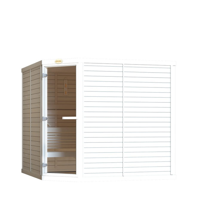 SAWO Indoor Sauna Standard Aspen corner