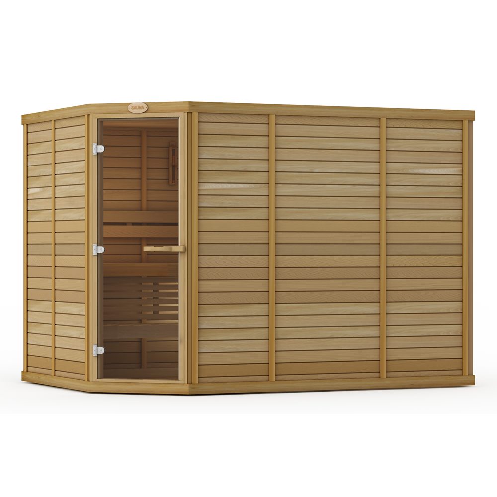 SAWO Indoor Sauna Standard Cedar Corner