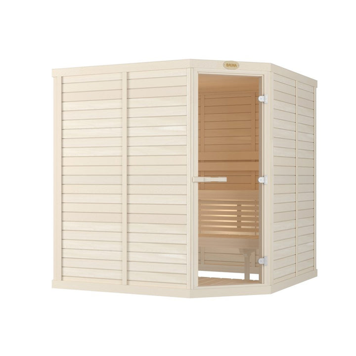SAWO Indoor Sauna Standard Aspen corner