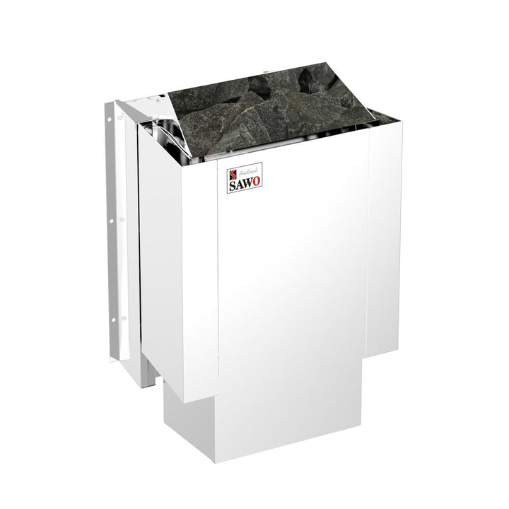 SAWO Electric Sauna Heater Stainless Steel Combi Nordex Mini with 1kW Steam Generator 3P-1P