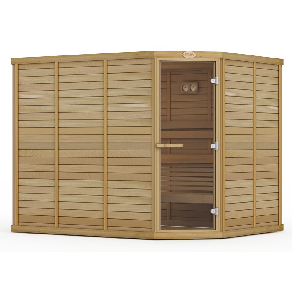 SAWO Indoor Sauna Standard Cedar Corner