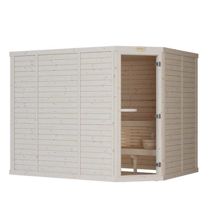 SAWO Indoor Sauna Standard Spruce Corner
