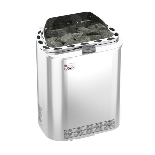 SAWO Electric Sauna Heater Stainless Steel Combi Scandia Premium NS with Steam Generator 3P-1P