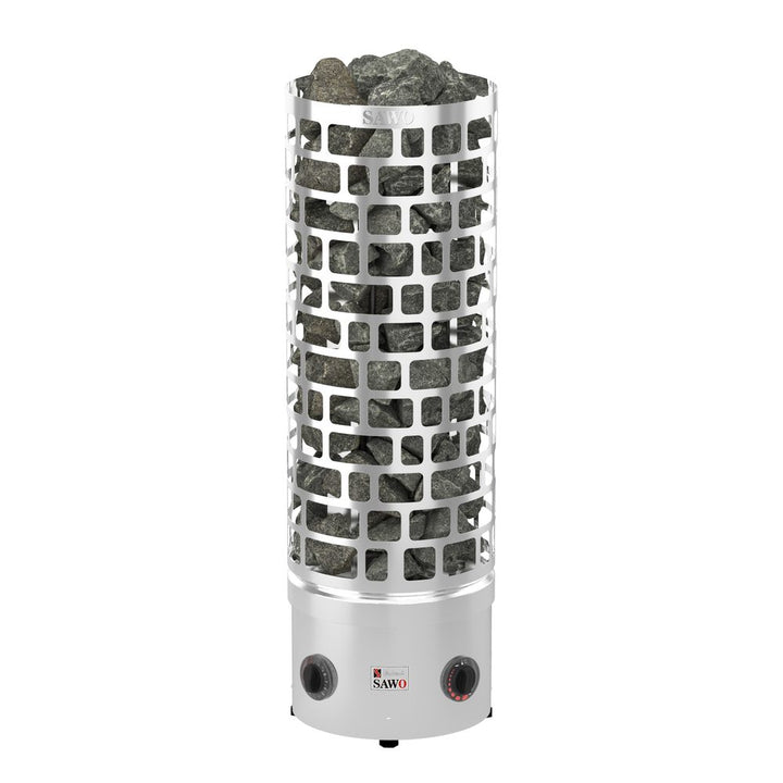 SAWO Electric Sauna Heater Tower Aries Round 3-Phase-1-Phase
