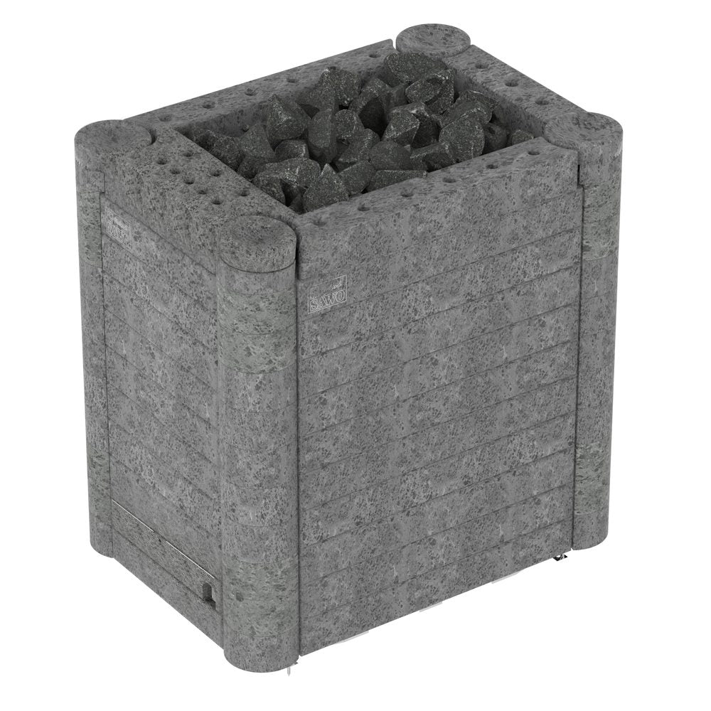 SAWO Electric Sauna Heater Stone Combi Super Nimbus 120kg Soapstone NS with Steam Generator 3P
