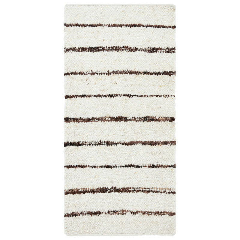 Svanefors Dani ullmatta farin 70×240 cm