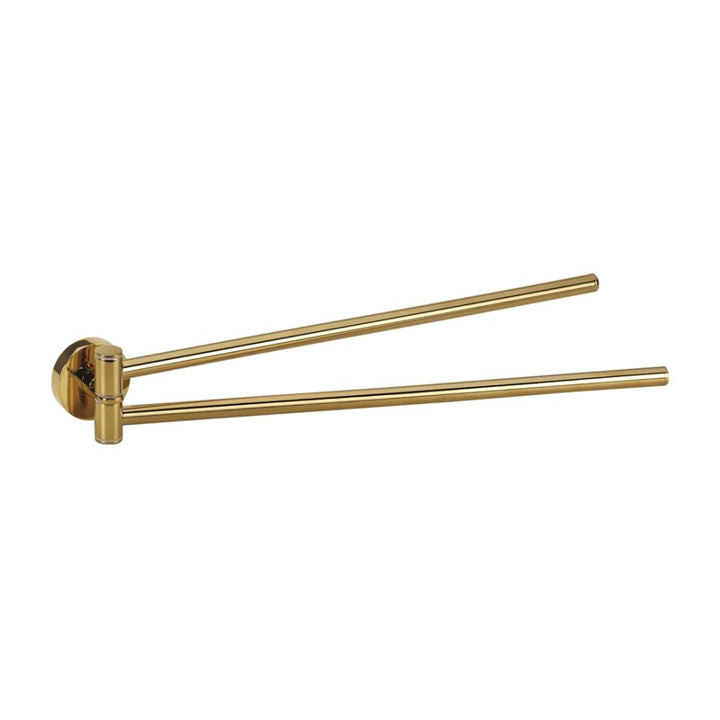 Duschbyggarna Swivel Double Towel Rail Gold