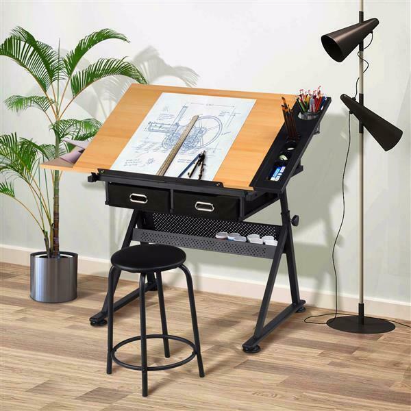 Justerbart ritbord med stol – barn
