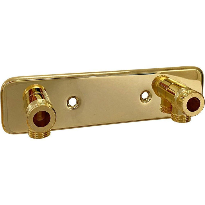 Duschbyggarna Blandarfäste Utanpåliggande Guld / 150 mm SKU DUB-07330NY-DO EAN 7340138737281
