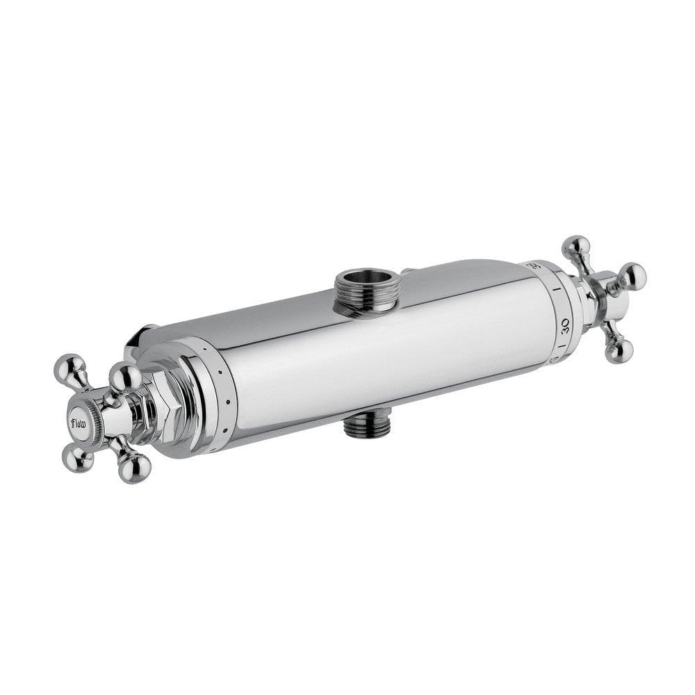 Duschbyggarna Duschblandare Lady Termostat - Utlopp uppåt / Brons / 150 mm SKU EAN