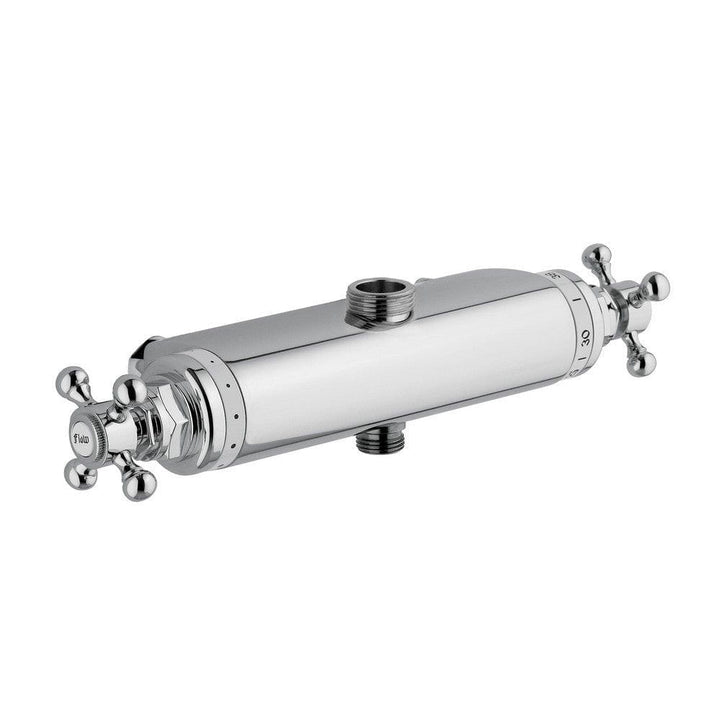 Duschbyggarna Duschblandare Lady Termostat - Utlopp uppåt / Brons / 150 mm SKU EAN