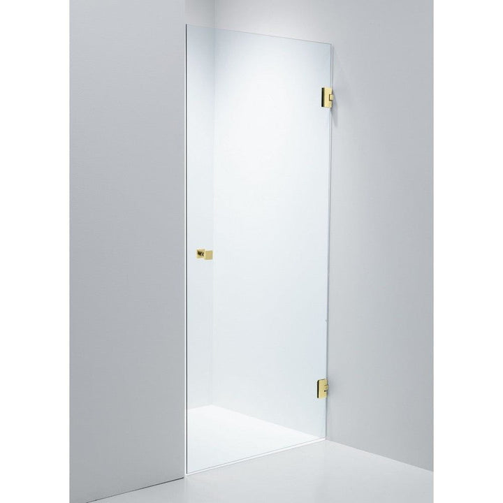 Duschbyggarna Duschdörr Swing Design Guld 700x1913 mm / Blåtonat / Högerhängd SKU DUB-608_70DOH EAN 7340138743794