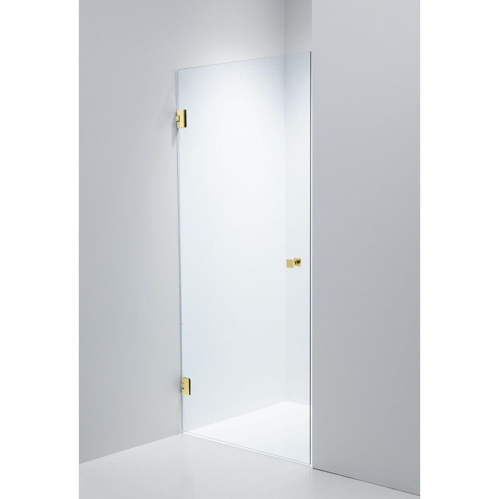 Duschbyggarna Duschdörr Swing Design Guld 700x1913 mm / Blåtonat / Vänsterhängd SKU DUB-608_70DOV EAN 7340138743787