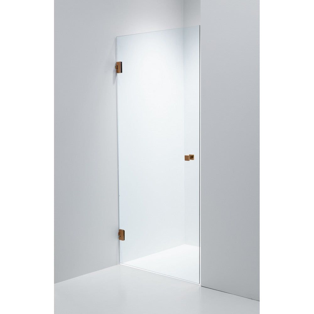 Duschbyggarna Duschdörr Swing Design Koppar 700x1913 mm / Blåtonat / Vänsterhängd SKU DUB-608_70RAV EAN 7340138743688