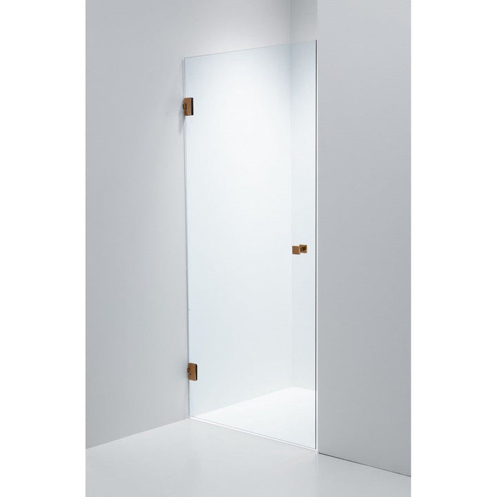 Duschbyggarna Duschdörr Swing Design Koppar 700x1913 mm / Blåtonat / Vänsterhängd SKU DUB-608_70RAV EAN 7340138743688