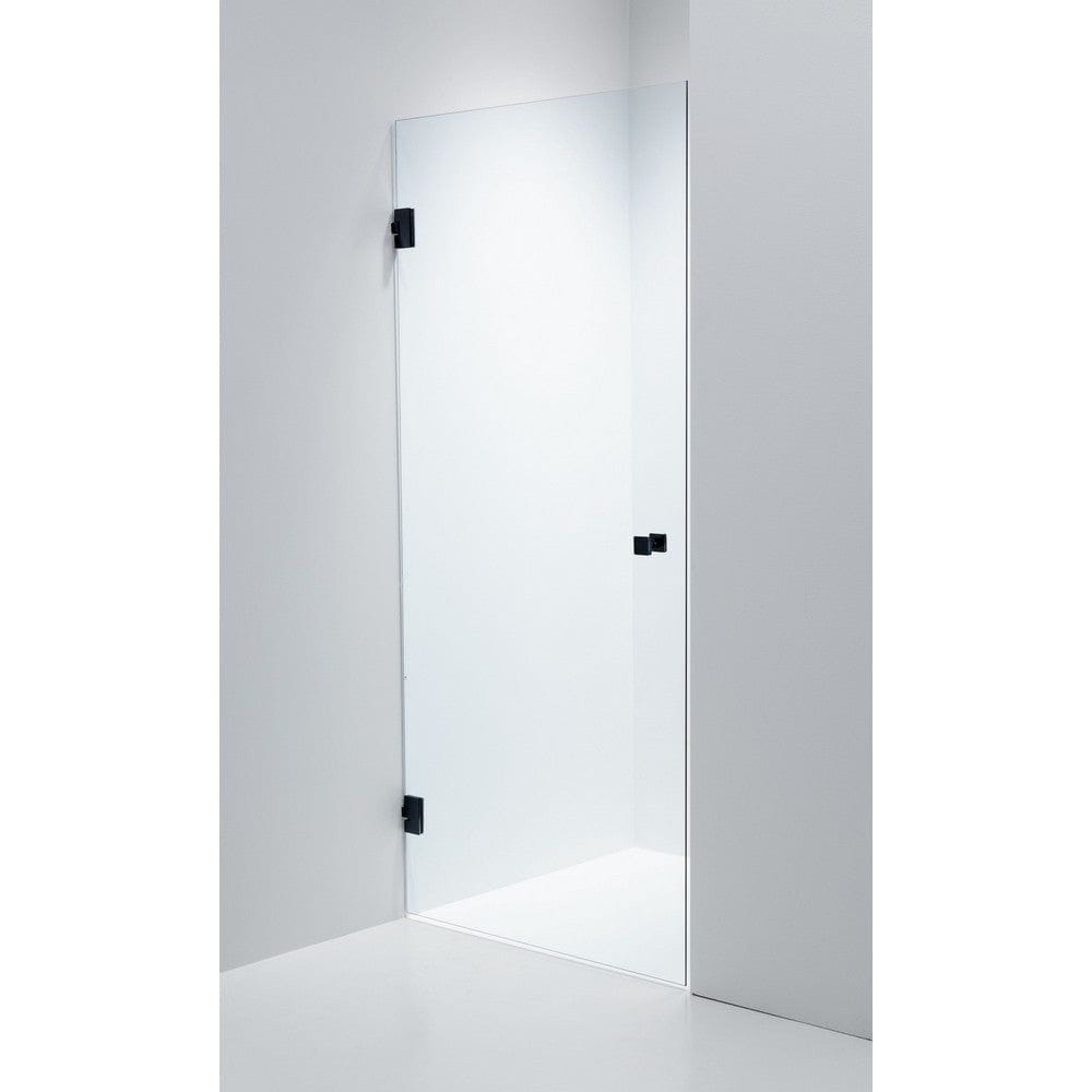 Duschbyggarna Duschdörr Swing Design Mattsvart 700x1913 mm / Blåtonat / Vänsterhängd SKU DUB-608_70SVV EAN 7340138743886