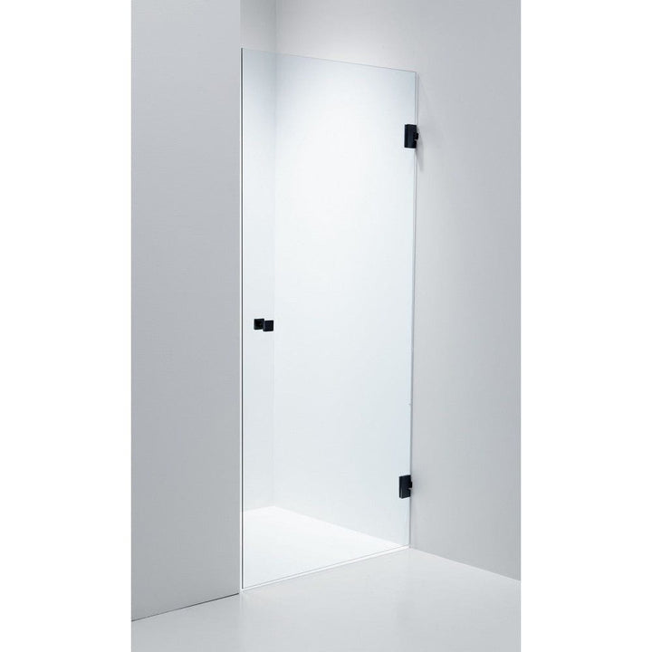 Duschbyggarna Duschdörr Swing Design Svartkrom 700x1913 mm / Blåtonat / Högerhängd SKU DUB-608_70SKH EAN 7340138743992