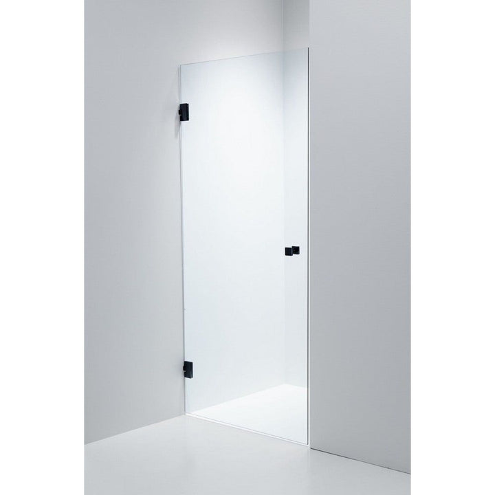 Duschbyggarna Duschdörr Swing Design Svartkrom 700x1913 mm / Blåtonat / Vänsterhängd SKU DUB-608_70SKV EAN 7340138743985