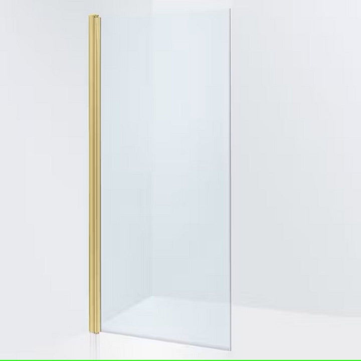 Duschbyggarna Duschdörr Wing De Luxe Rak 900mm 900x1900 mm / Guld / Klarglas SKU DUB-B8721-90DO EAN