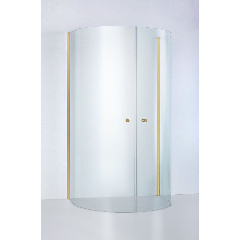 Duschbyggarna Duschhörn Round De Luxe Guld SKU DUB-B91130-1DO EAN 7340138726360