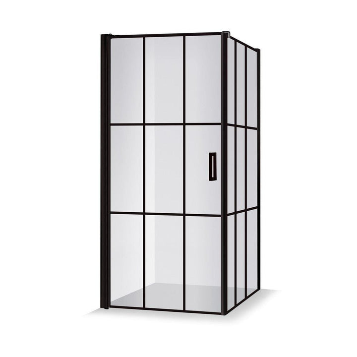 Duschbyggarna Duschhörn Swing Hörna Cube Vänster SKU DUB-B913D-9087SVV EAN 7340138733917