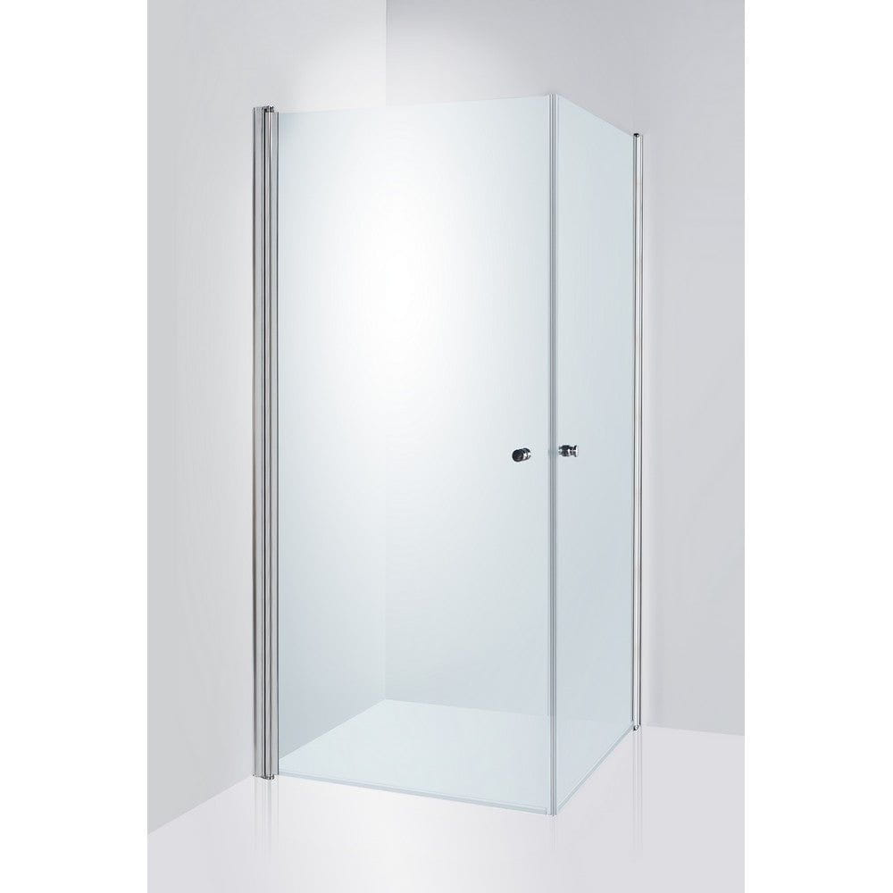 Duschbyggarna Duschhörn Twin De Luxe 900mm 900x1000 mm / Krom / Blåtonat SKU EAN