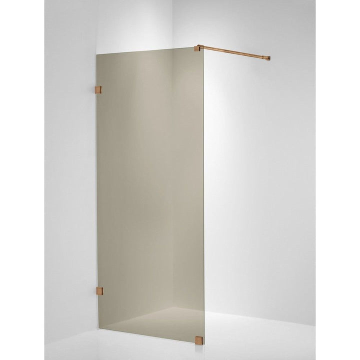 Duschbyggarna Duschvägg Design 790x1913mm 690x1913 mm / Koppar / Bruntonat SKU EAN