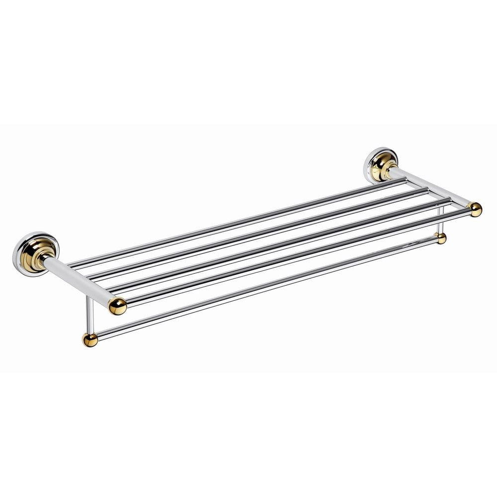 Duschbyggarna Handdukshylla Classic Krom/Guld SKU DUB-C1415 EAN 7340138723376