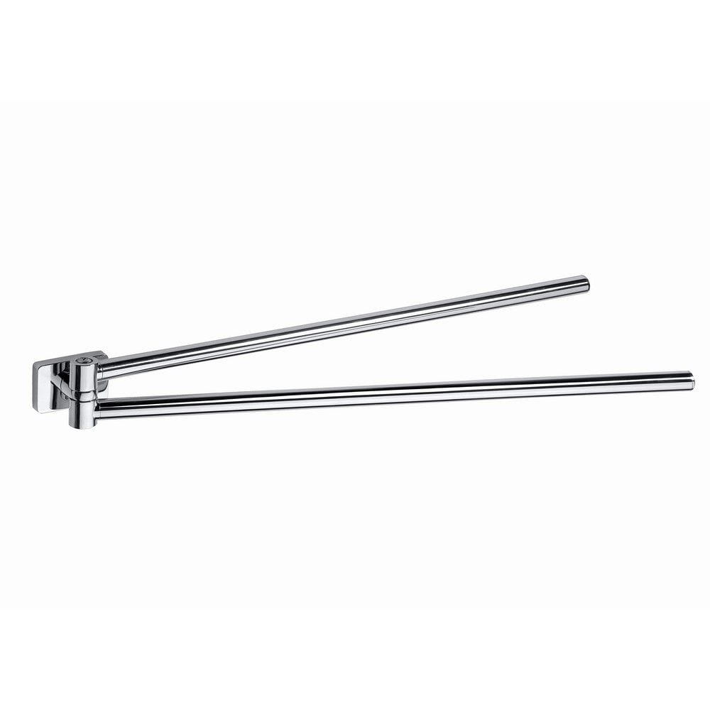 Duschbyggarna Handduksstång Angle Dubbel Svängbar SKU DUB-C1610 EAN 7340138722782