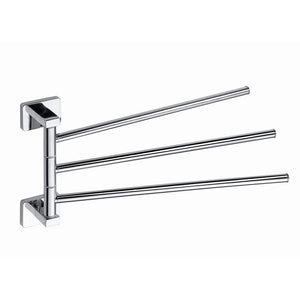 Duschbyggarna Handduksstång Angle Trippel Svängbar SKU DUB-C1611 EAN 7340138722799