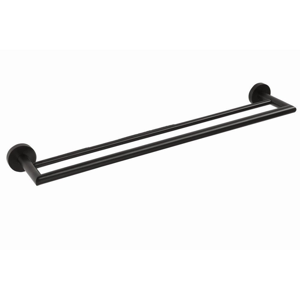 Duschbyggarna Handduksstång Black Dubbel SKU DUB-C1112 EAN 7340138722638