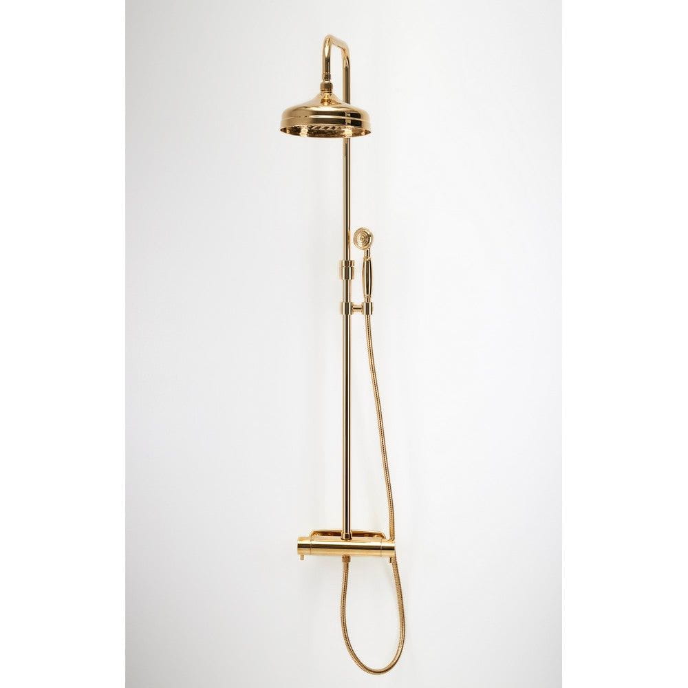 Duschbyggarna Takduschset Colour Line Guld / För dusch / 150 mm SKU DUB-27446DO EAN 4017080020657